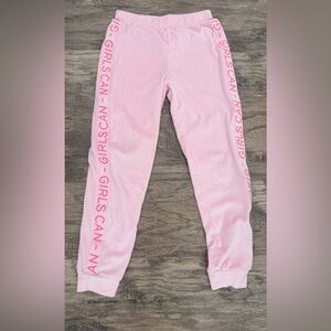Ideology Pink 'Girls Can' Sweatpants